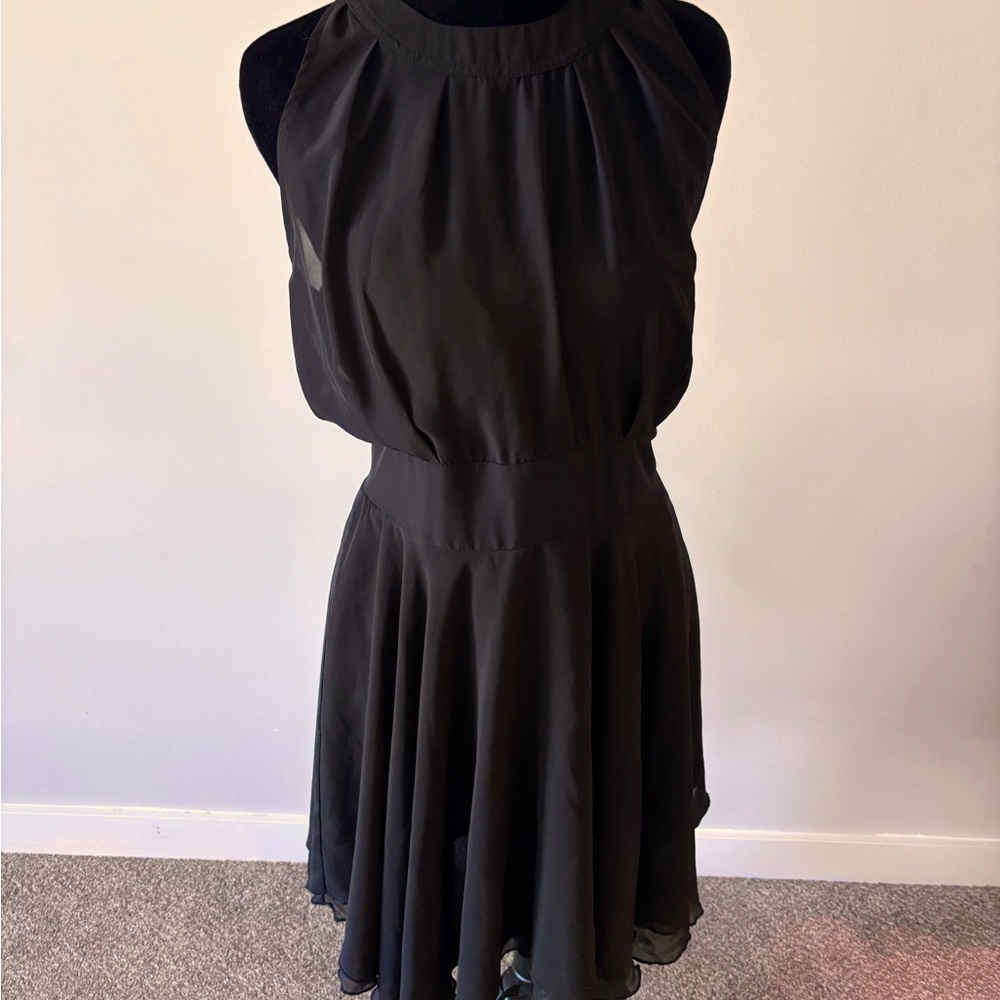 Timeless, classic little Black chiffon dress